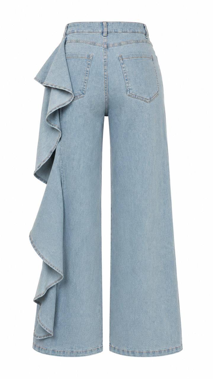 Jeans Azul Volante