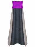 Vestido Color Block