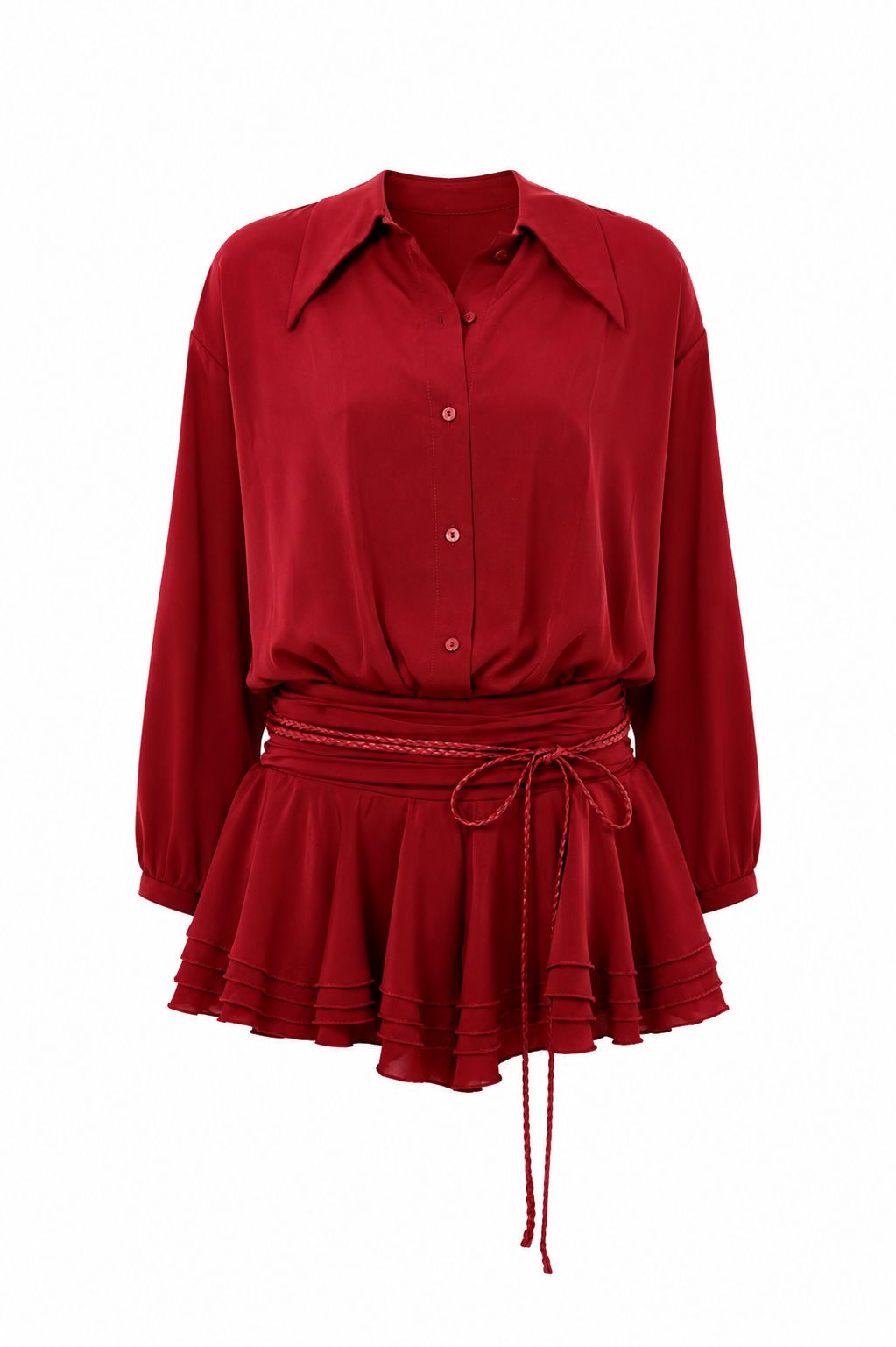 Rhea Dress Red