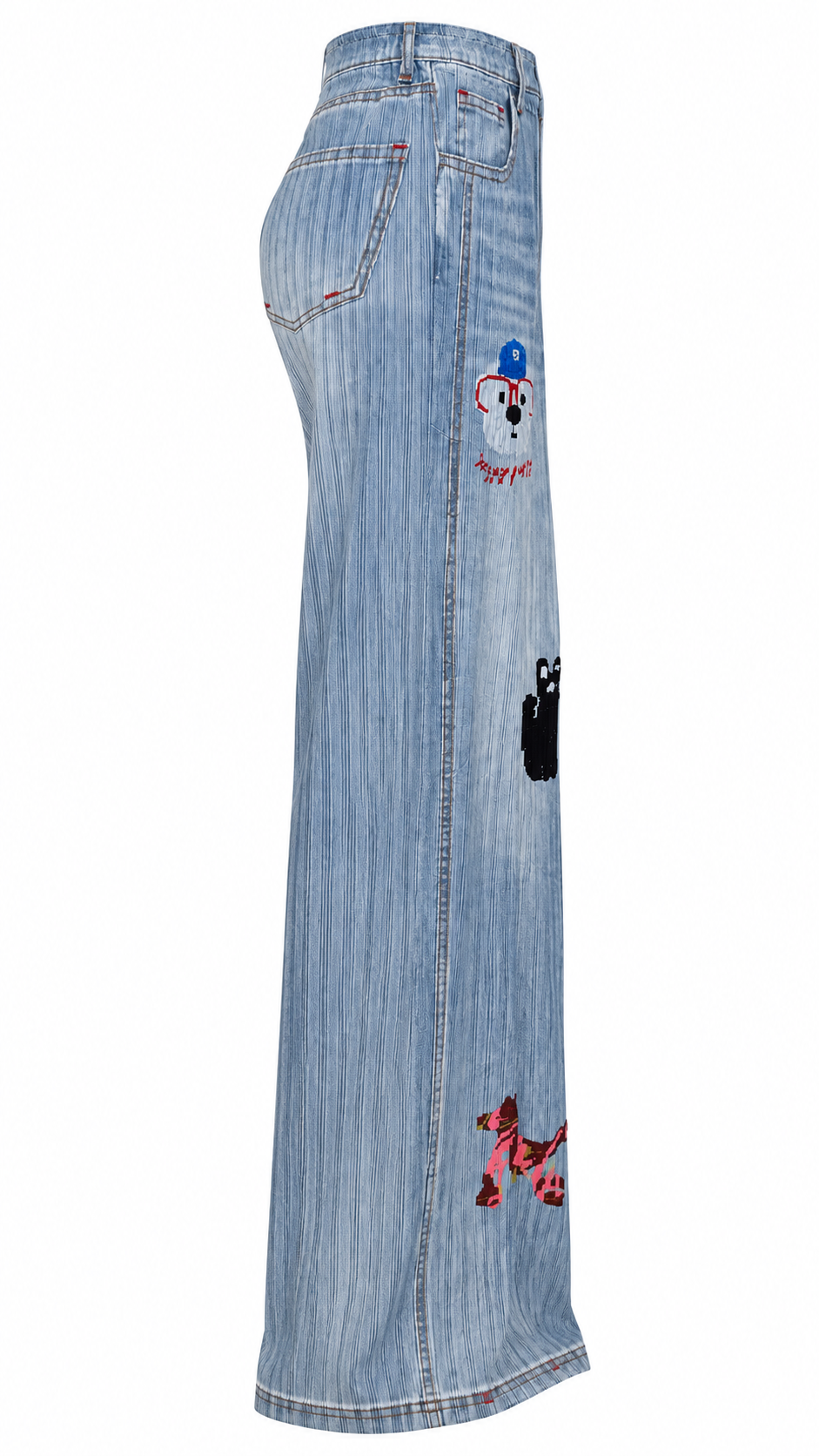 Pantalon Jeans Stickers