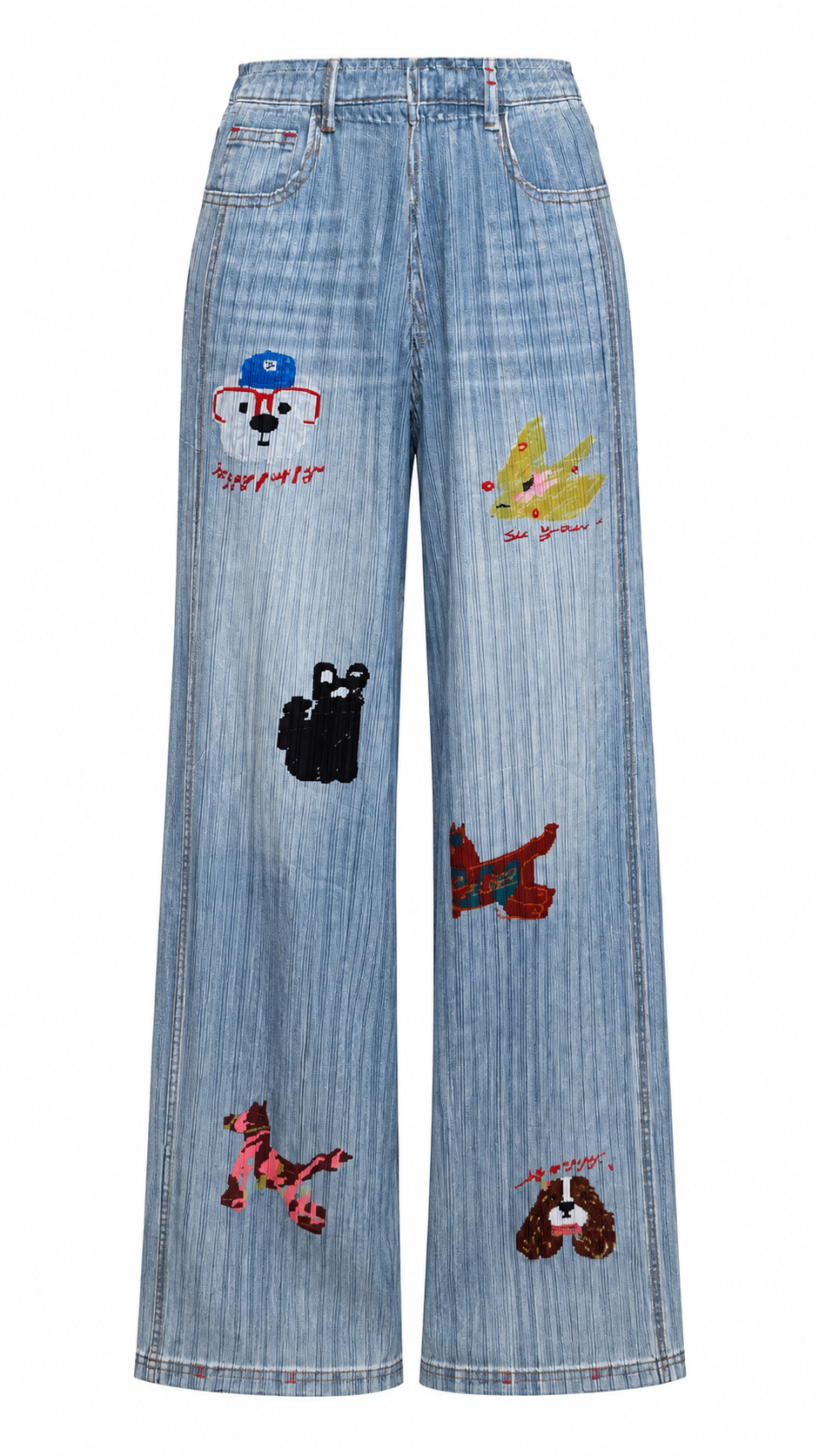 Pantalon Jeans Stickers