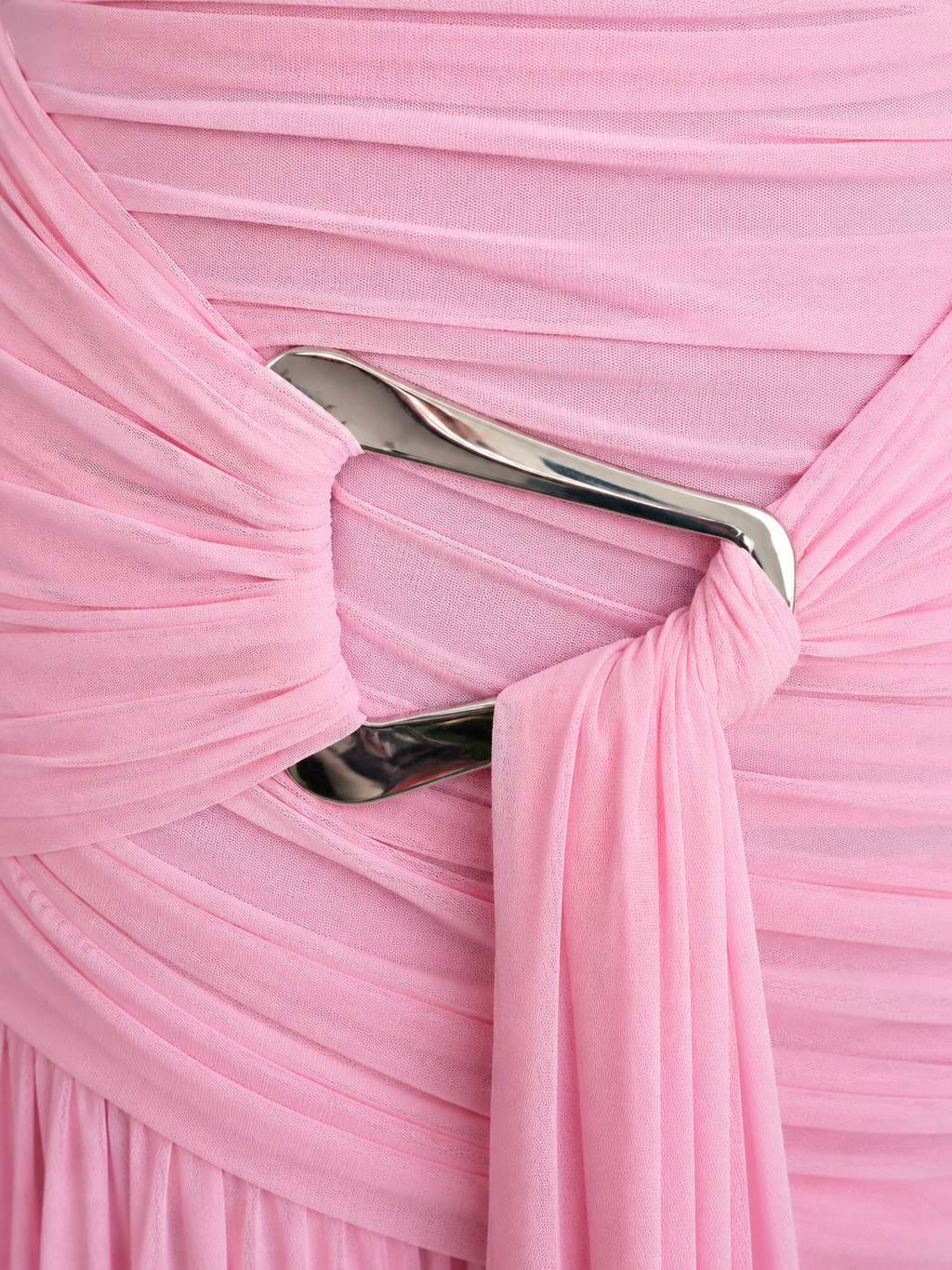 Vestido Rosa Asimétrico