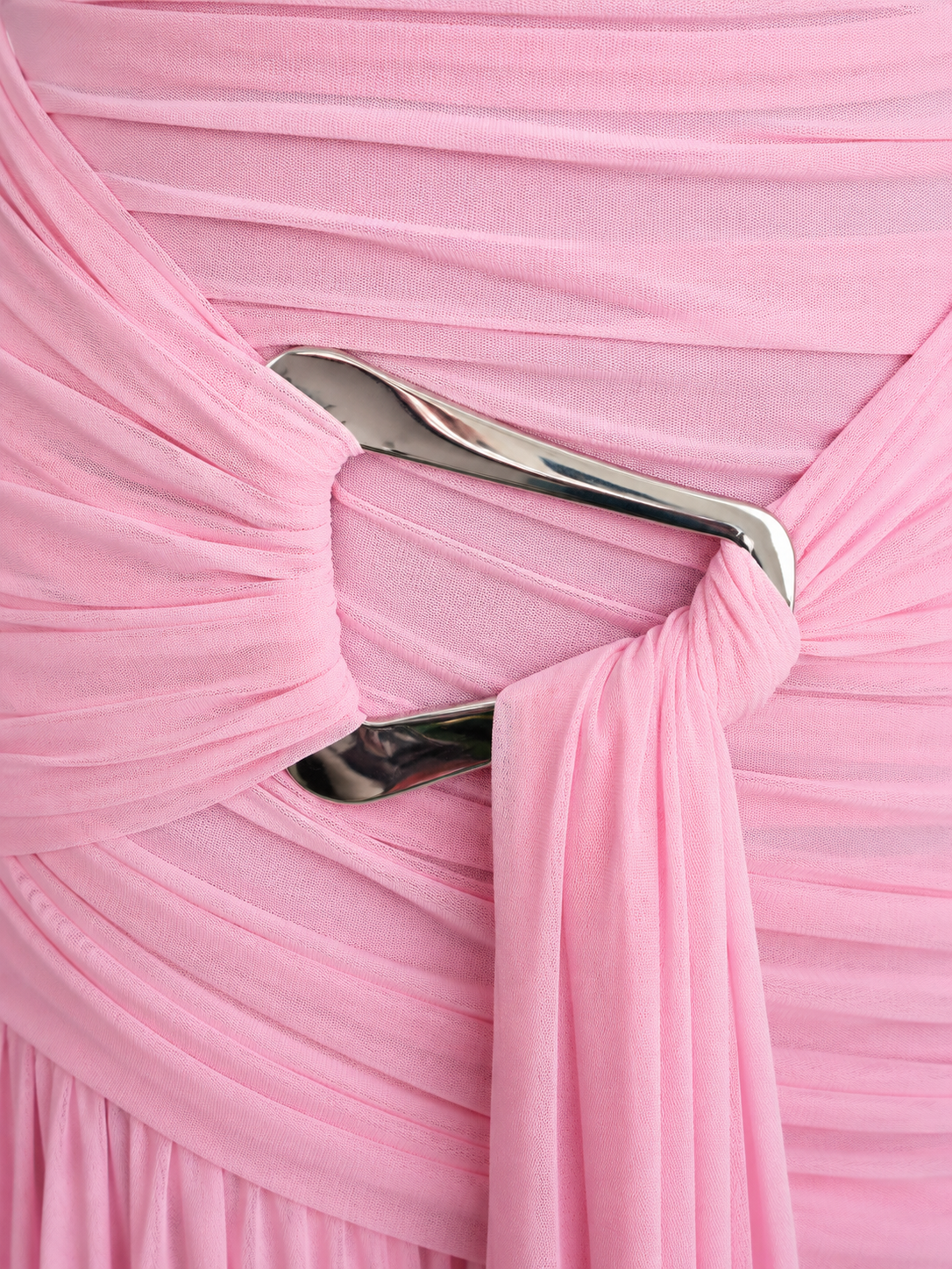 Vestido Rosa Asimétrico