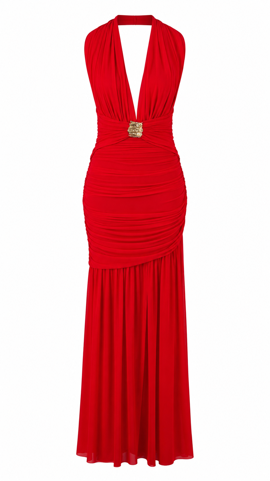 Vestido Rojo Halter
