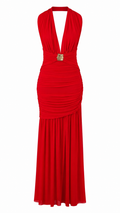 Vestido Rojo Halter