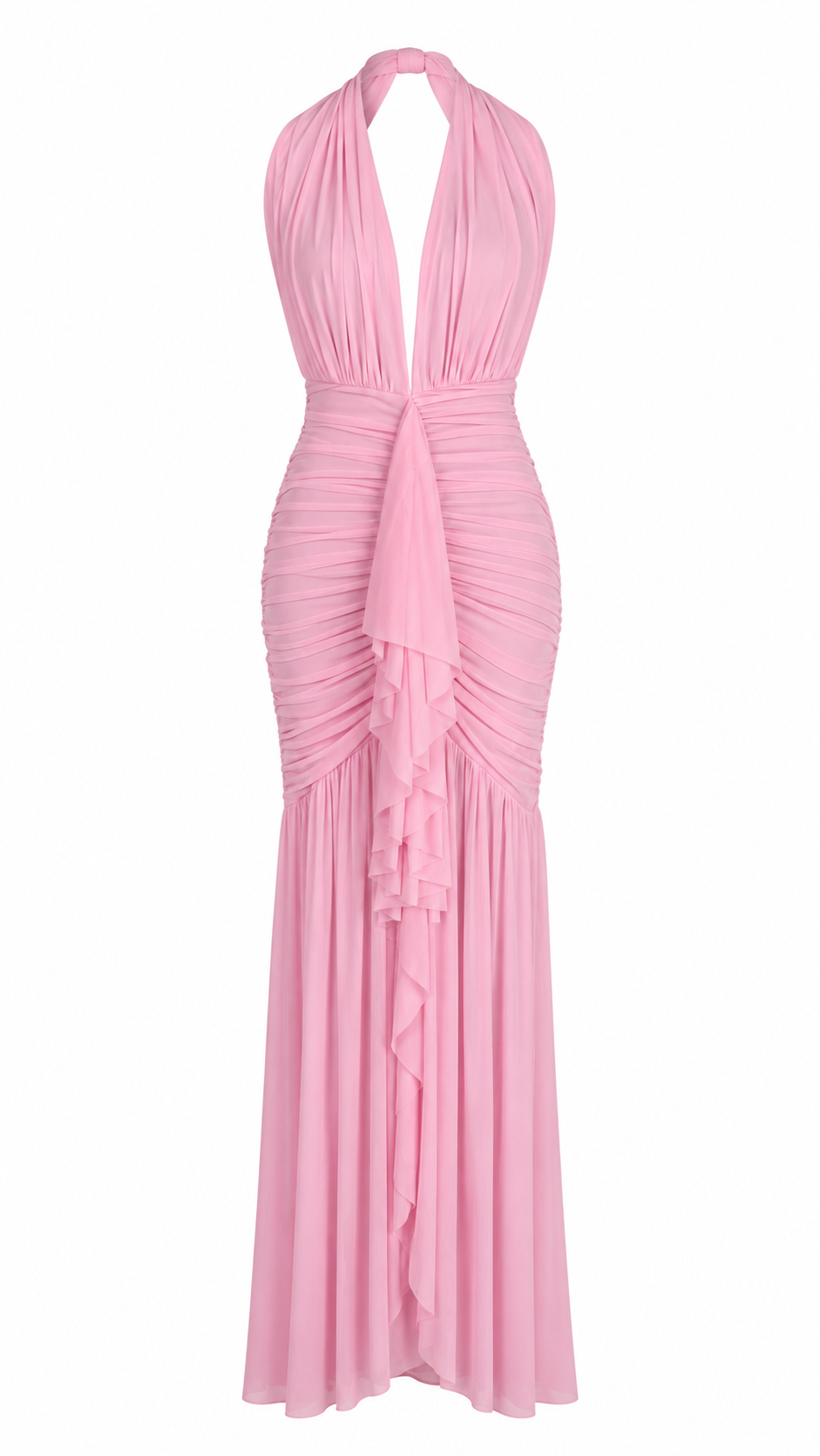 Vestido Rosa Halter