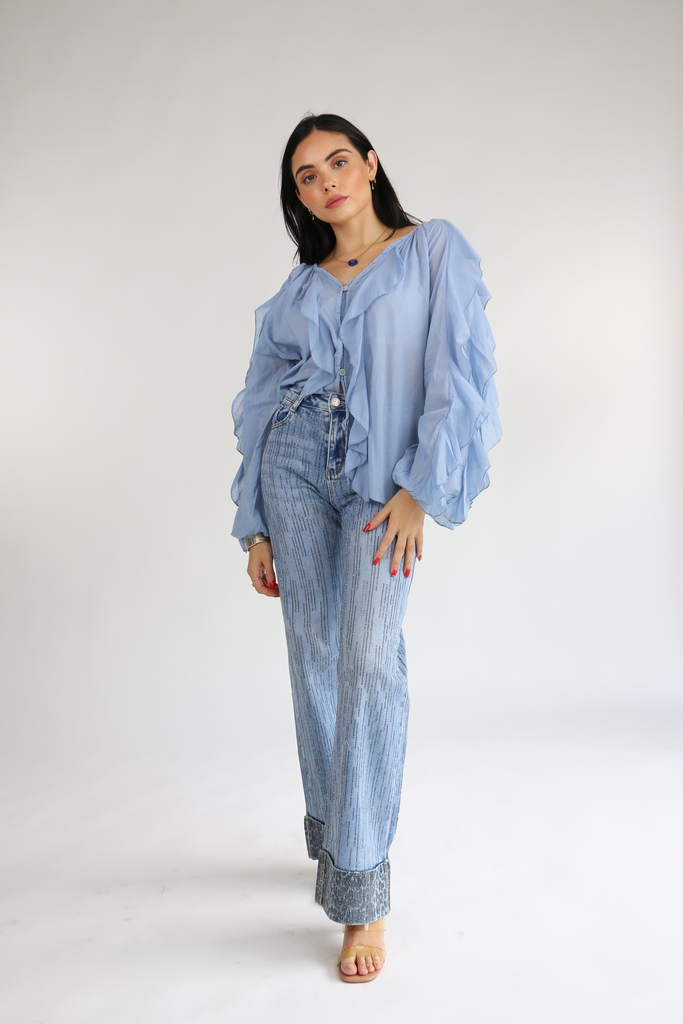 Cotton Serpentine Azul