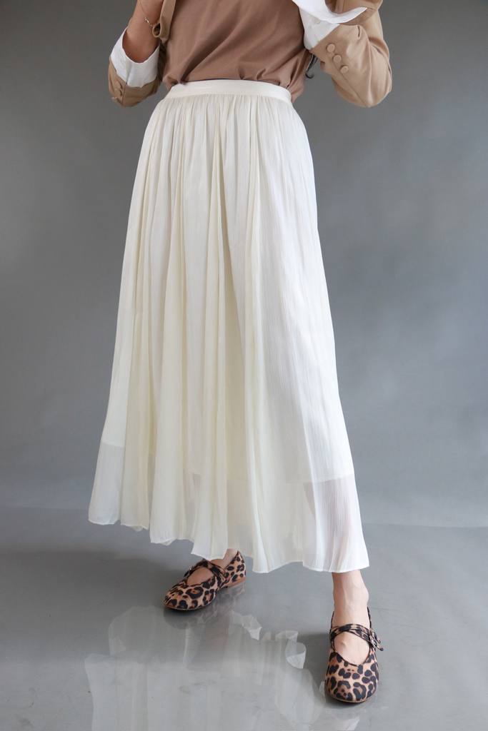 Falda Mesh Blanca