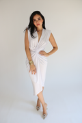 Stone Dress Blanco