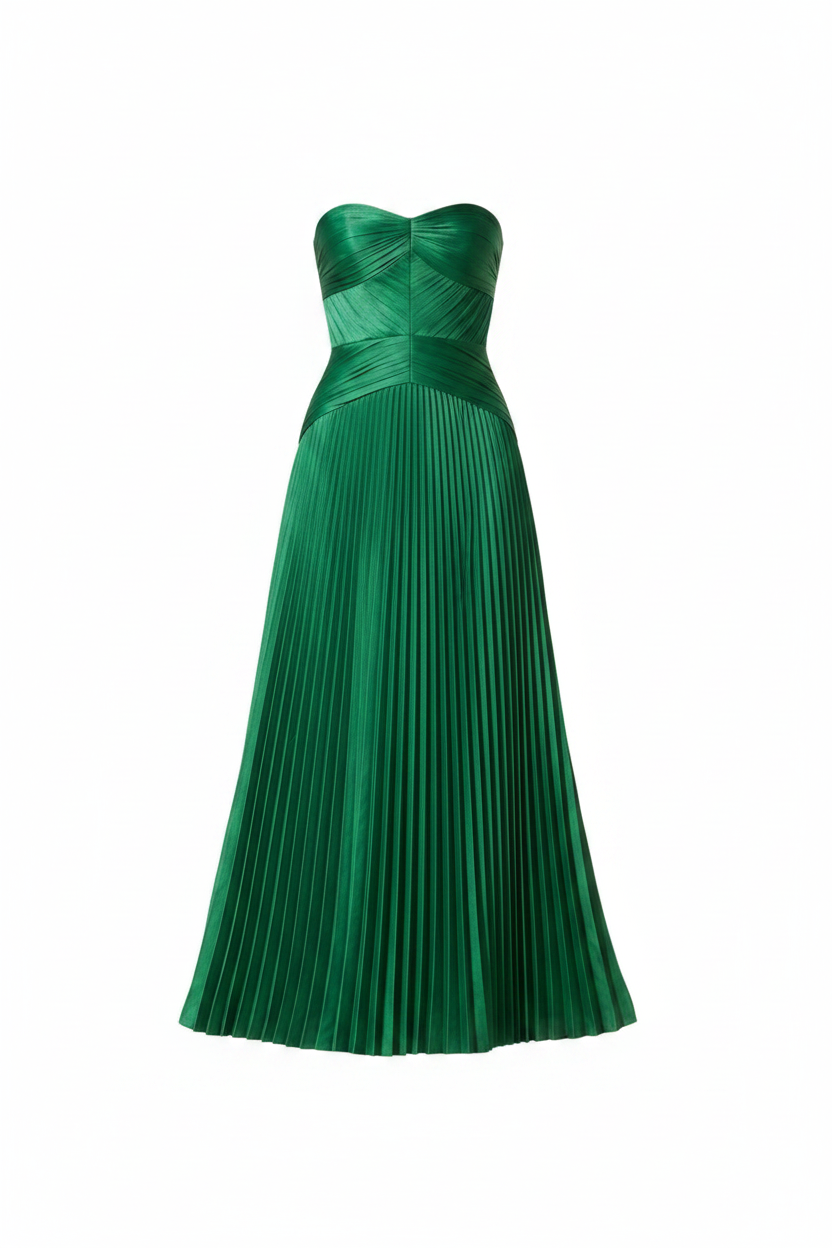 Kelly Green Dress - Vista Frente
