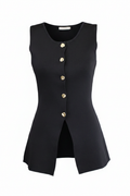 Mava Top Black - Sin maniquí fondo blanco