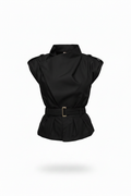 Safari Vest - Color negro