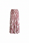 Zebra Falda Vino - Fondo blanco como referencia